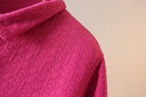 Plus Size Embossed Spring Jacket