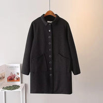 Plus Size Embossed Spring Jacket