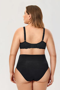 Plus Size Floral Lace Minimizer Bra