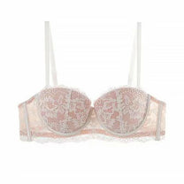 Plus Size Floral Lace Push-Up Bra