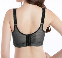 Plus Size Lace Bra With Palm Pattern And Steel Ring Support