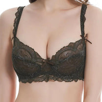 Plus Size Lace Push-Up Bralette