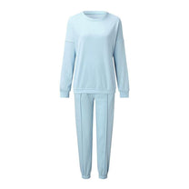 Plus-Size Women&#39;s Loungewear Set With Elastic Waistband