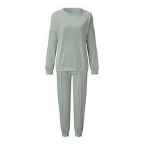 Plus-Size Women&#39;s Loungewear Set With Elastic Waistband