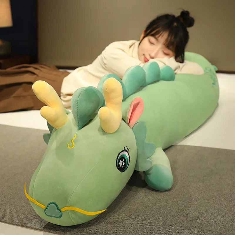Plush Dragon Body Pillow For Comfort And Cuddling