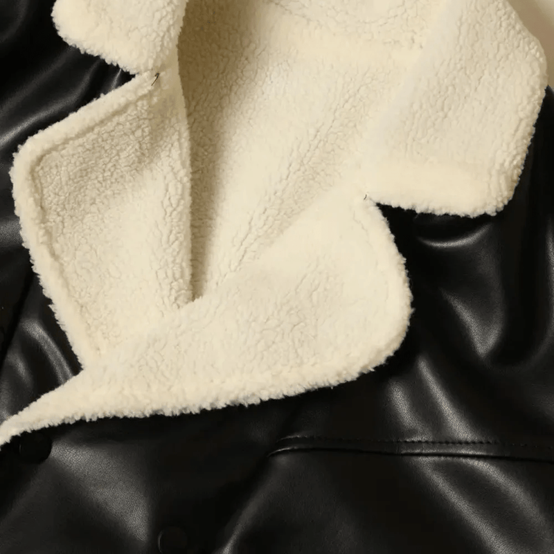 Plush Lined Relaxed Fit Bomber Jacket For Men