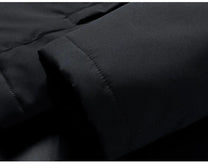 Plush Velvet Lined Winter Coat With Standard Collar