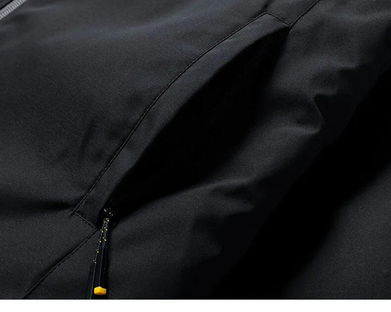 Plush Velvet Lined Winter Coat With Standard Collar
