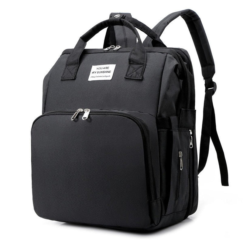 Portable Baby Cot And Changing Bag Backpack - Multifunctional Travel Solution
