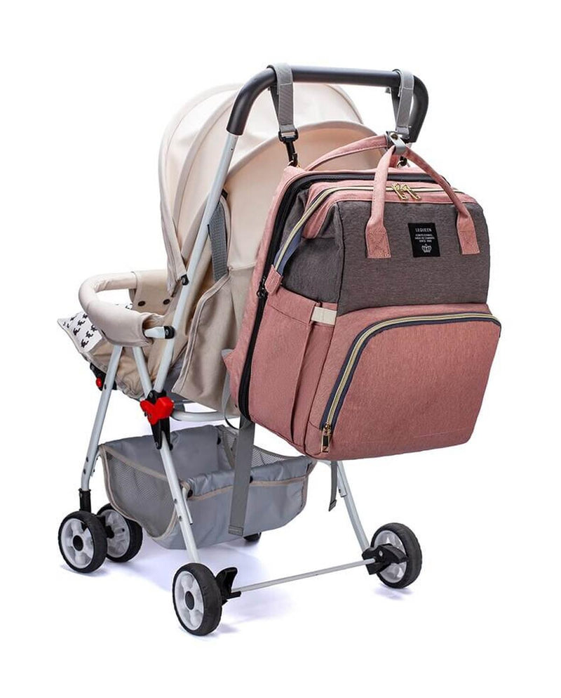 Portable Baby Cot And Changing Bag Backpack - Multifunctional Travel Solution