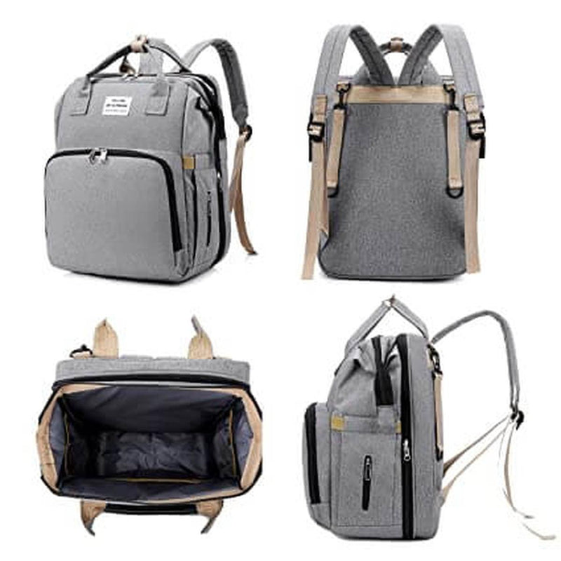 Portable Baby Cot And Changing Bag Backpack - Multifunctional Travel Solution