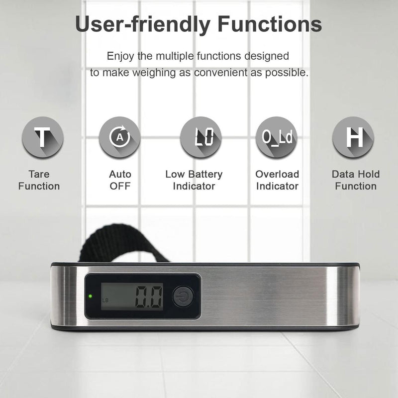 Portable Digital Luggage Scale 50 Kg/110 Lb - Buy 1 Get 1 Free