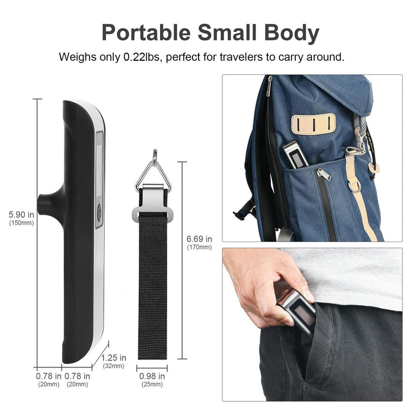 Portable Digital Luggage Scale 50 Kg/110 Lb - Buy 1 Get 1 Free