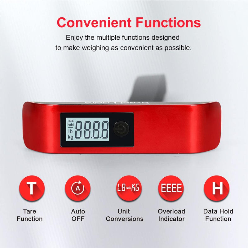 Portable Digital Luggage Scale 50 Kg/110 Lb - Buy 1 Get 1 Free