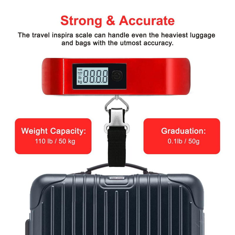 Portable Digital Luggage Scale 50 Kg/110 Lb - Buy 1 Get 1 Free