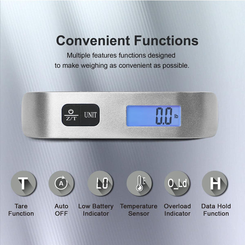 Portable Digital Luggage Scale 50 Kg/110 Lb - Buy 1 Get 1 Free