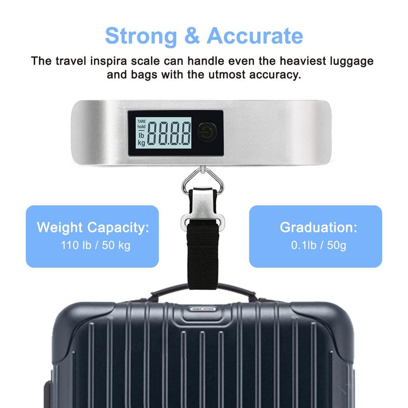 Portable Digital Luggage Scale 50 Kg/110 Lb - Buy 1 Get 1 Free