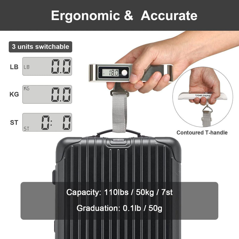 Portable Digital Luggage Scale 50 Kg/110 Lb - Buy 1 Get 1 Free