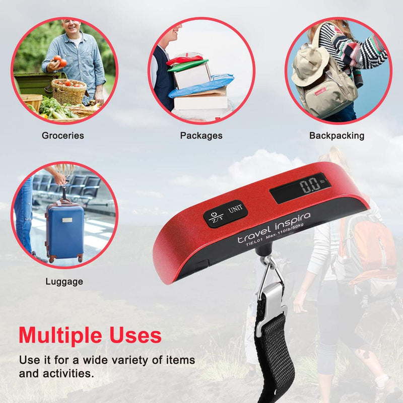 Portable Digital Luggage Scale 50 Kg/110 Lb - Buy 1 Get 1 Free