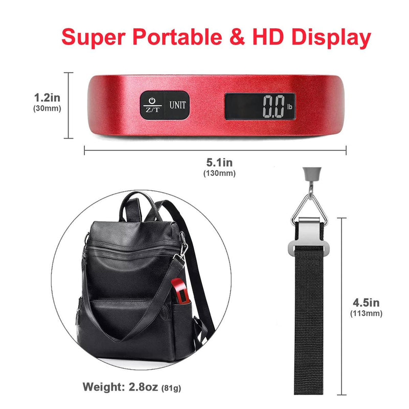 Portable Digital Luggage Scale 50 Kg/110 Lb - Buy 1 Get 1 Free