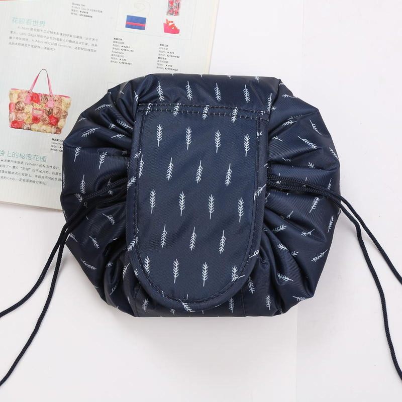 Portable Drawstring Cosmetic And Toiletry Bag - 2 For 1 Travel Organiser