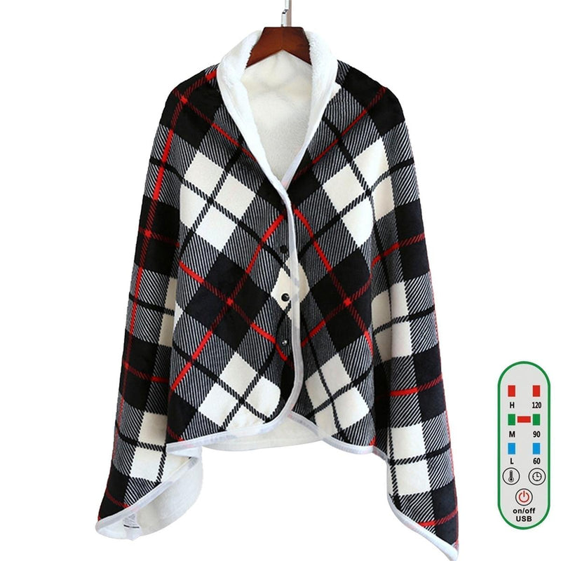 Portable Electric Blanket For Women With Adjustable Heat Settings