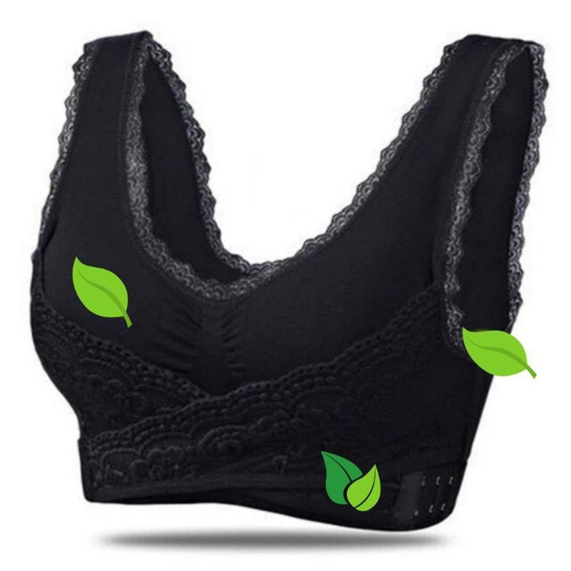 Posture-Enhancing Lace Bra With Natural Push-Up Effect