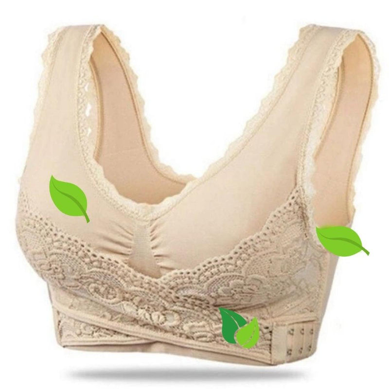 Posture-Enhancing Lace Bra With Natural Push-Up Effect