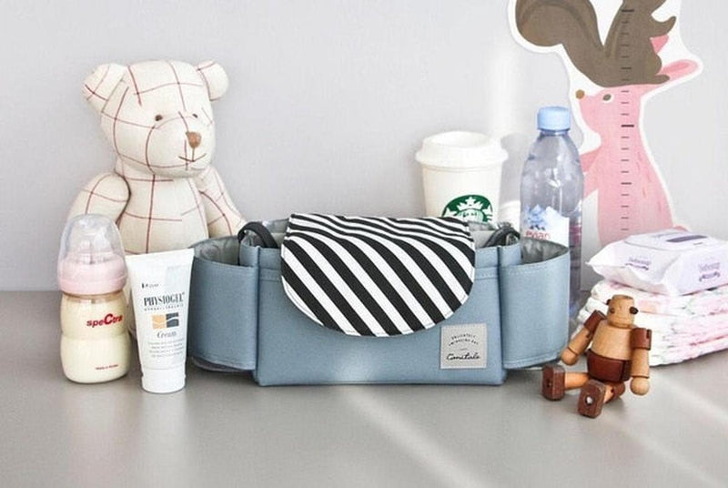 Practical Waterproof Stroller Bag With Adjustable Organiser Compartments