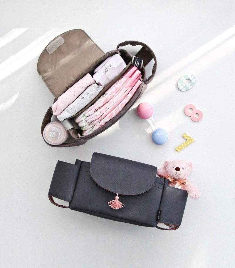 Practical Waterproof Stroller Bag With Adjustable Organiser Compartments