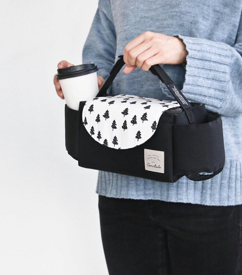 Practical Waterproof Stroller Bag With Adjustable Organiser Compartments