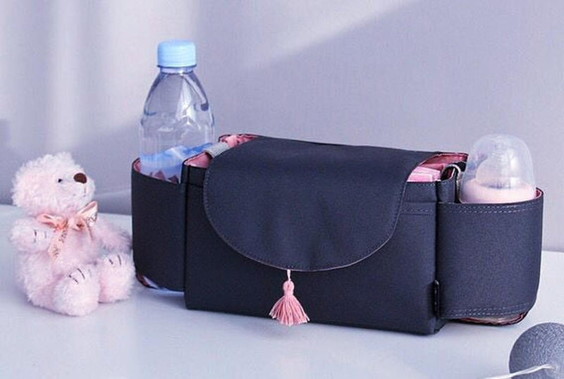 Practical Waterproof Stroller Bag With Adjustable Organiser Compartments