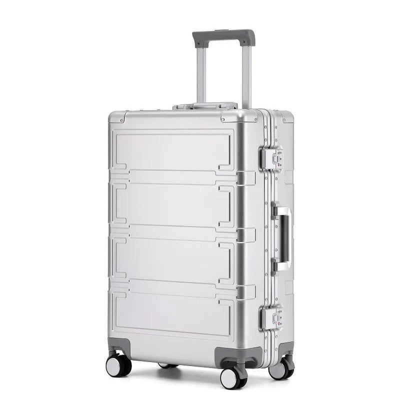Premium Aluminium Hard Shell Suitcase With 360° Spinner Wheels