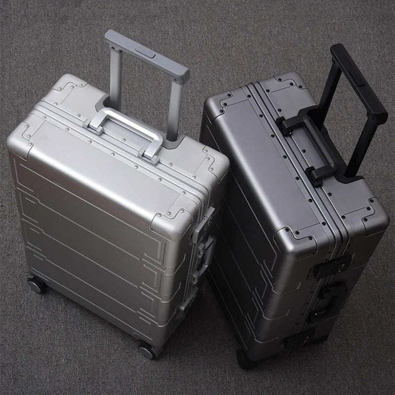 Premium Aluminium Hard Shell Suitcase With 360° Spinner Wheels