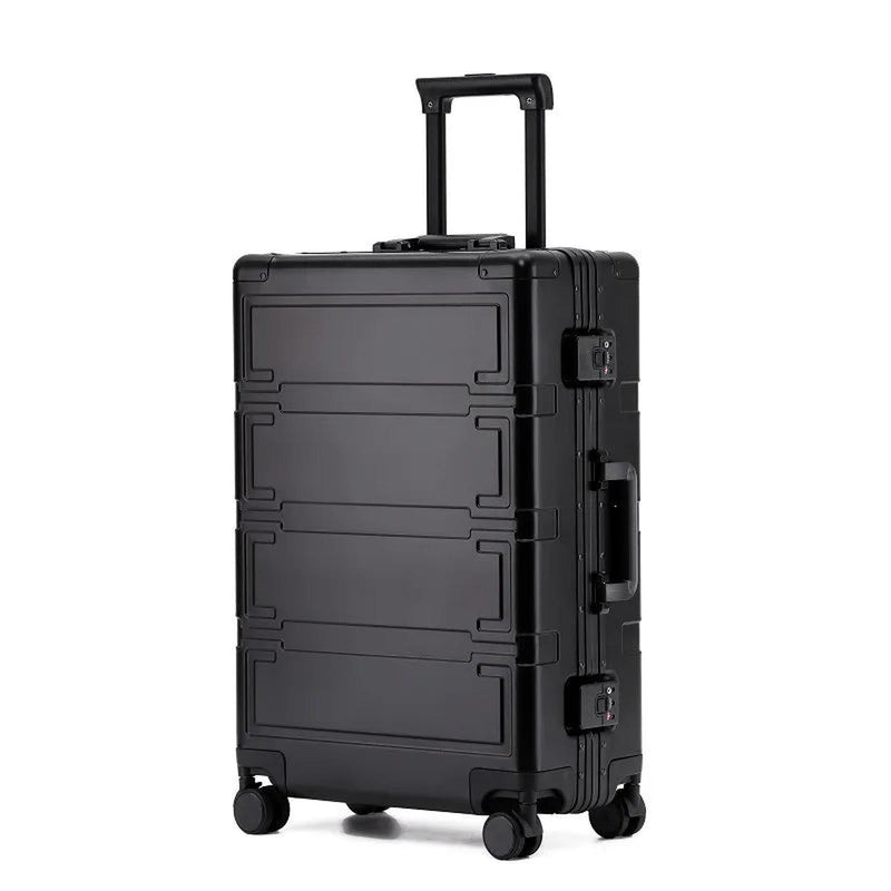 Premium Aluminium Hard Shell Suitcase With 360° Spinner Wheels