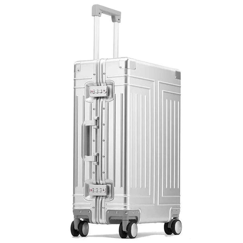 Premium Aluminium Hard Shell Suitcase With 360° Spinner Wheels