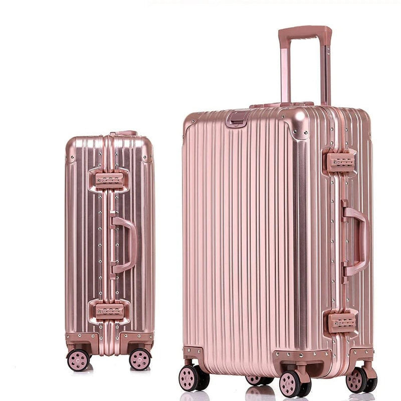 Premium Aluminium-Magnesium Hard Shell Suitcase With 360° Spinner Wheels