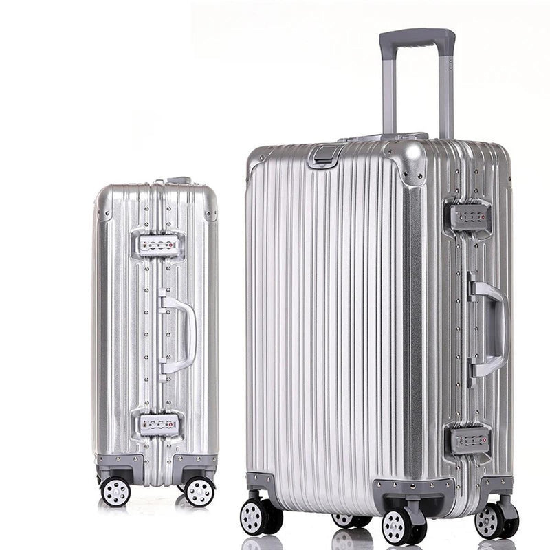 Premium Aluminium-Magnesium Hard Shell Suitcase With 360° Spinner Wheels