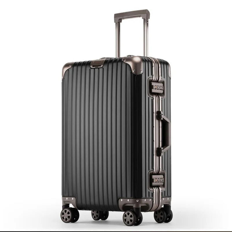 Premium Aluminium-Magnesium Hard Shell Suitcase With 360° Spinner Wheels