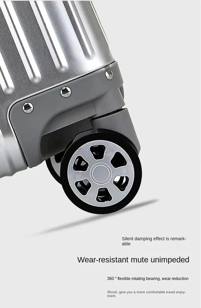 Premium Aluminium-Magnesium Hard Shell Suitcase With 360° Spinner Wheels
