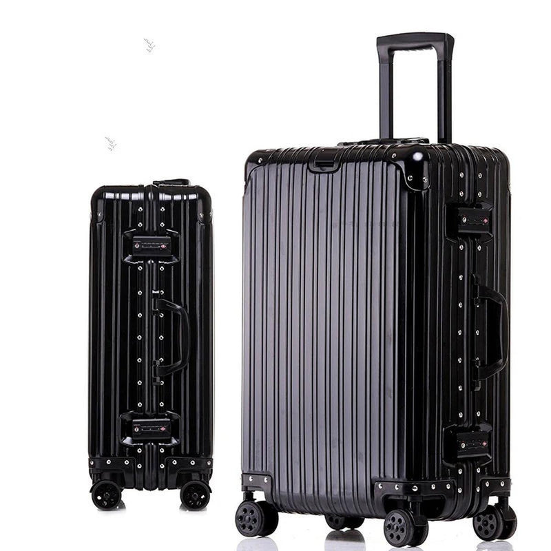 Premium Aluminium-Magnesium Hard Shell Suitcase With 360° Spinner Wheels