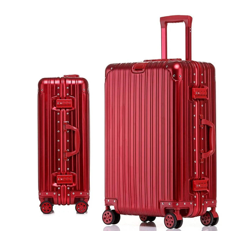 Premium Aluminium-Magnesium Hard Shell Suitcase With 360° Spinner Wheels