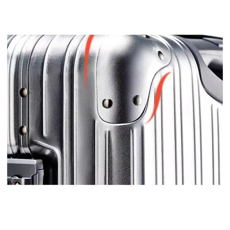 Premium Aluminium-Magnesium Hard Shell Suitcase With 360° Spinner Wheels