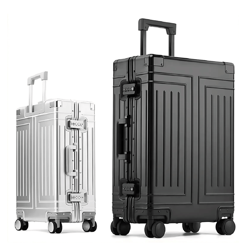Premium Aluminium Travel Suitcase With TSA Locks And 360° Spinner Wheels