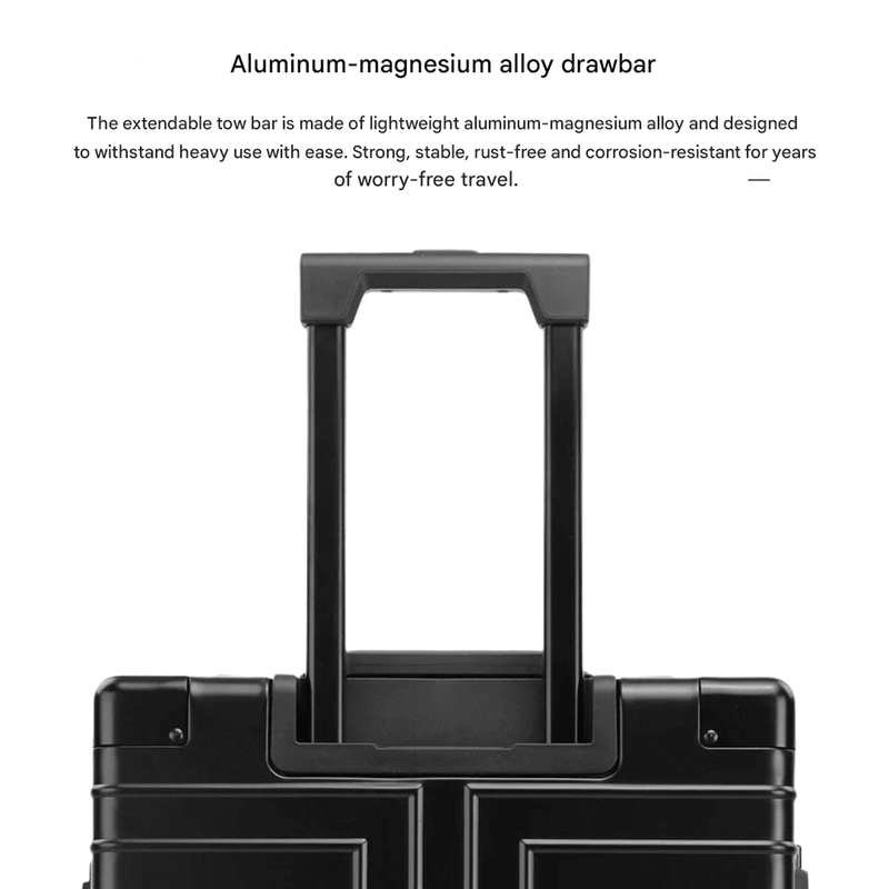 Premium Aluminium Travel Suitcase With TSA Locks And 360° Spinner Wheels