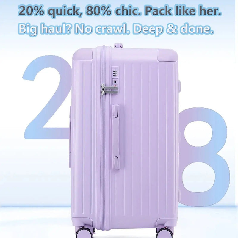 Premium Hard-Shell Suitcase With 3-Stage Expansion And TSA Lock