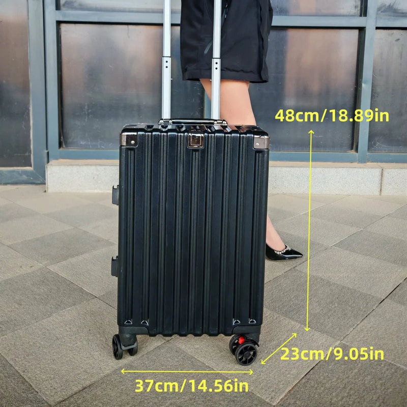 Premium Hard-Shell Suitcase With Aluminium Frame And 360° Spinner Wheels