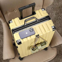 Premium Hard-Shell Suitcase With Aluminium Frame And 360° Spinner Wheels