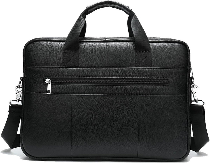 Premium Leather 15” Business Briefcase With Organiser Pockets