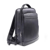 Premium Leather Backpack With Biometric Fingerprint Lock